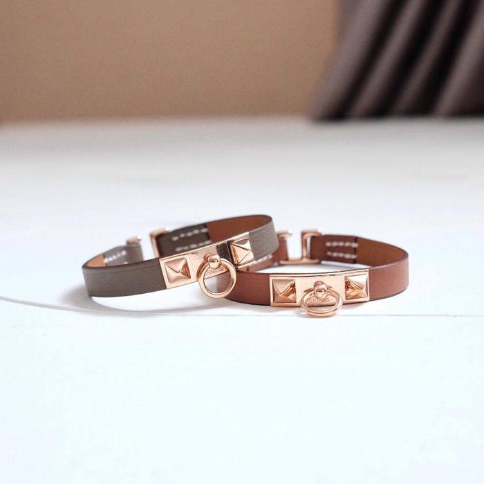 Hermes Mini Rivale Bracelet in RGHW T2