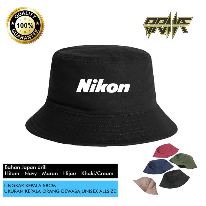 TOPI BUCKET NIKON - TOPI NIKON