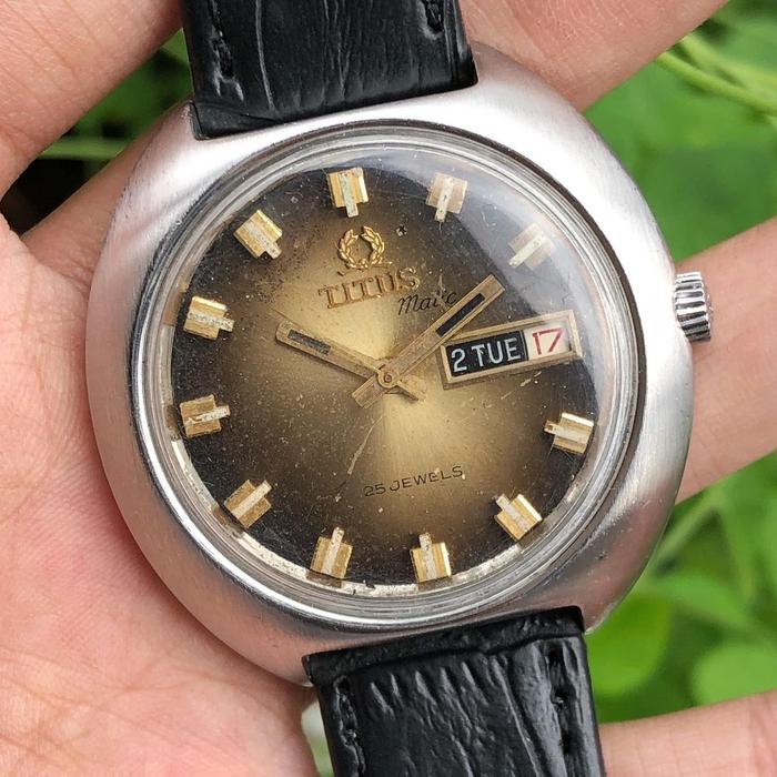 JAM TANGAN TITUS MATIC 25JEWELS 8606