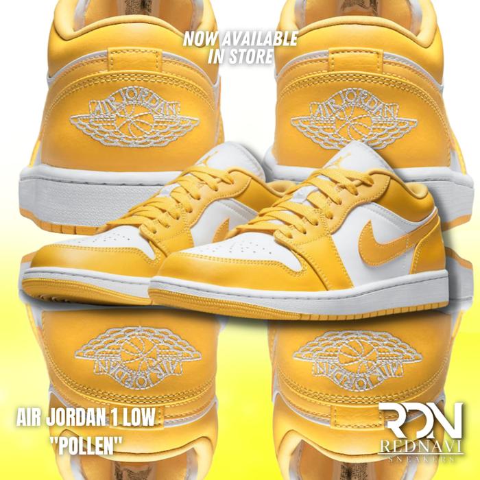 Nike Air Jordan 1 Low Mustard Yellow Gold Pollen Original