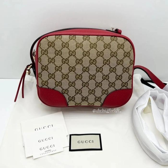 Gucci Bree Original GG Canvas Messenger Bag