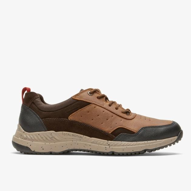 SEPATU SNEAKERS PRIA ROCKPORT TM Trail WP Ubal - Tan ORIGINAL