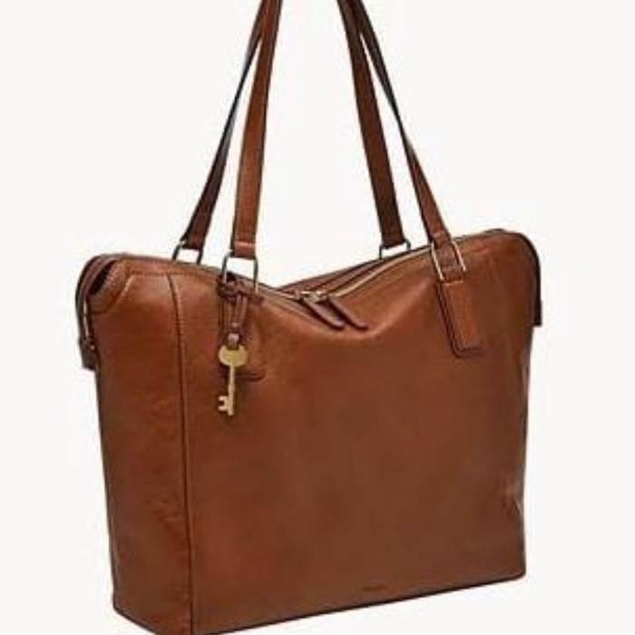 Tas Fossil Jacqueline Tote Brown