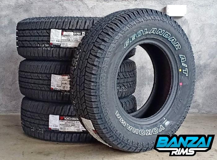 Ban Mobil Ring 16 YOKOHAMA GEOLANDAR A/T -G015 WHITE LINE 265 75 R16