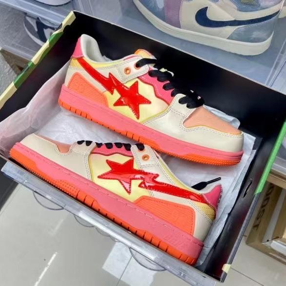 A Bathing Ape Bape SK8 Sta Orange
