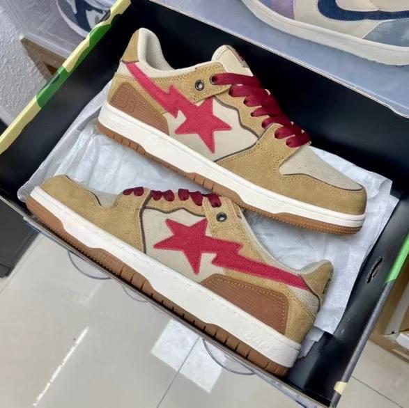 A Bathing Ape Bape SK8 Sta Wheat Red