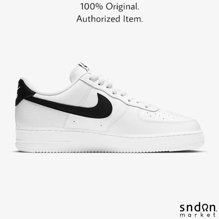 NIKE Air Force 1 '07 White Black CT2302-100 ORIGINAL RESMI BNIB