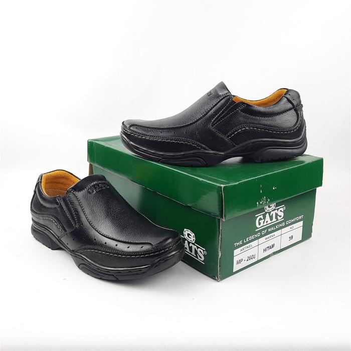 Sepatu semi boot bahan kulit original Gats MP.2608 39-43