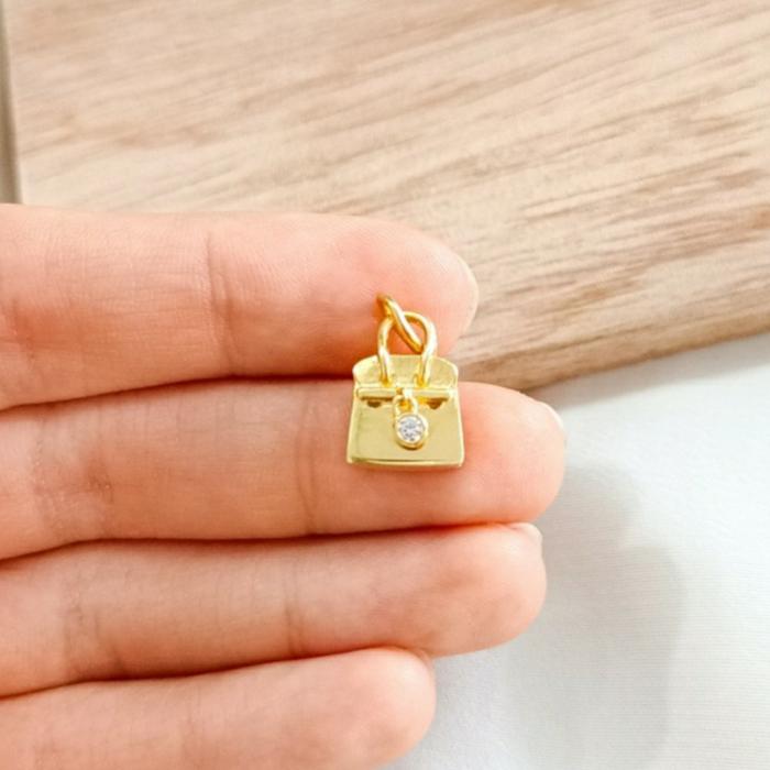 Liontin Emas asli model Shio