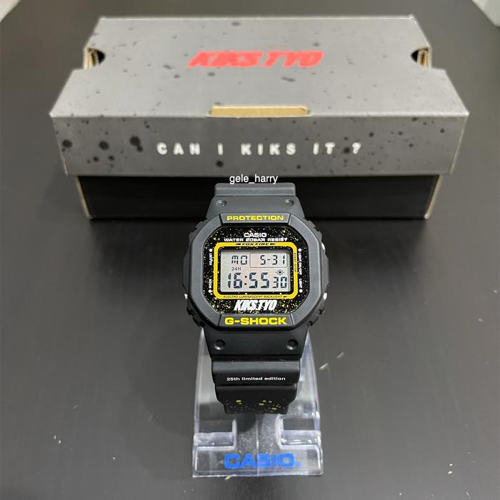 Casio Gshock DW 5600VT Kikstyo Kiks Tyo Yellow