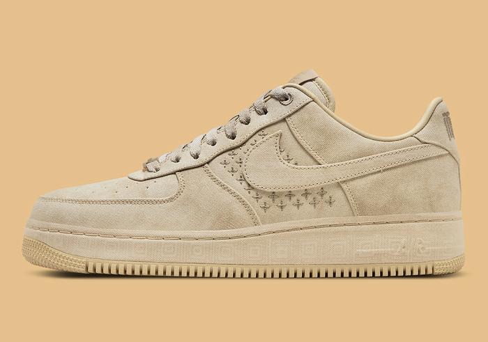 Nike Air Force 1 Low NAI-KE Tan Canvas DV4247-211 | 100% Original