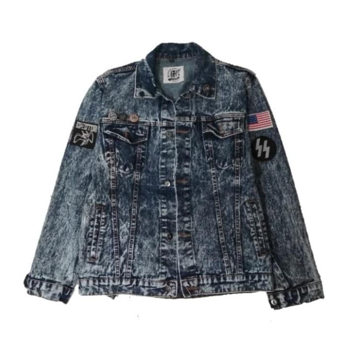 GALF.INC JAKET JEANS CUSTOM / BLUE JAGGER