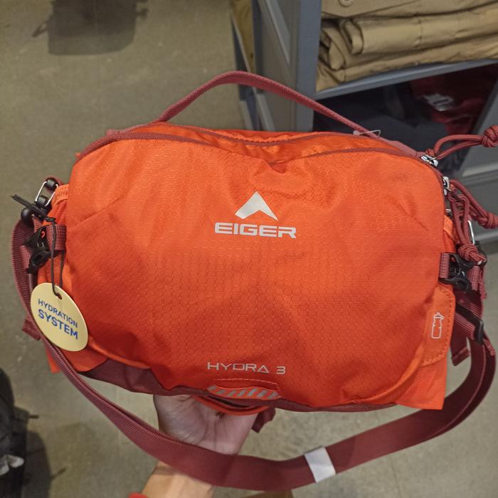 Tas Pinggang Eiger HYDRA 3L LUMBAR Waist Bag Orange 91000 6821 Ori Bdg
