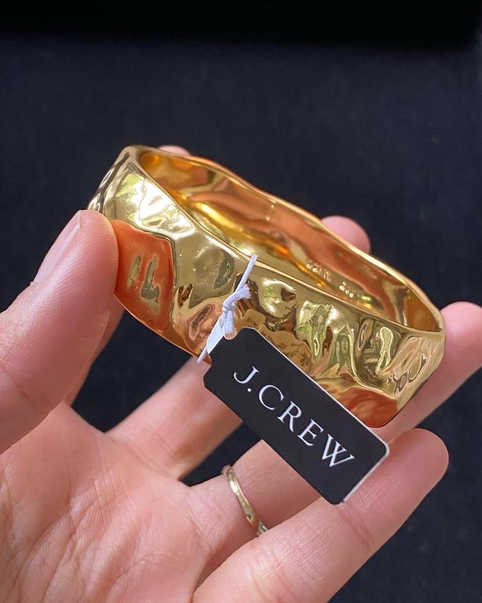 J Crew Goldtone Bangle