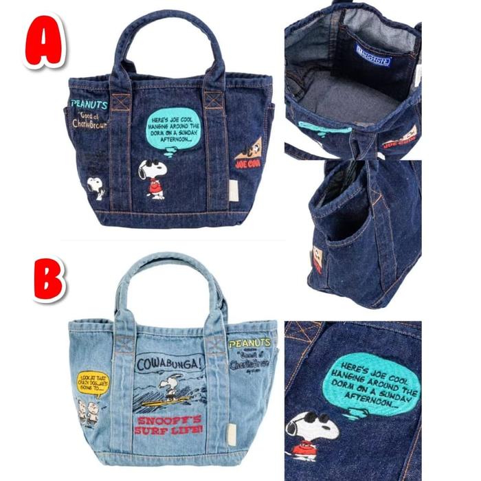 Tas Snoopy Tenteng Jeans