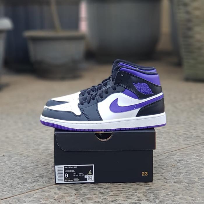Nike Air Jordan 1 Mid Court Purple Original