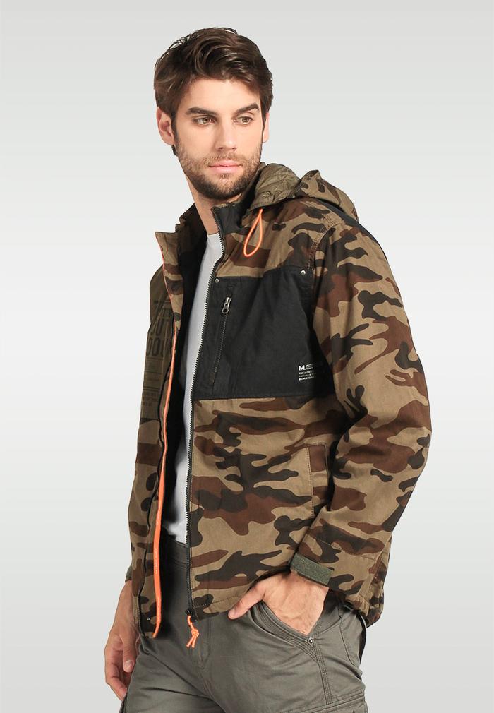 Jaket Parka Pria MGEE 3451C Original Outdoor Leon 003 Olive