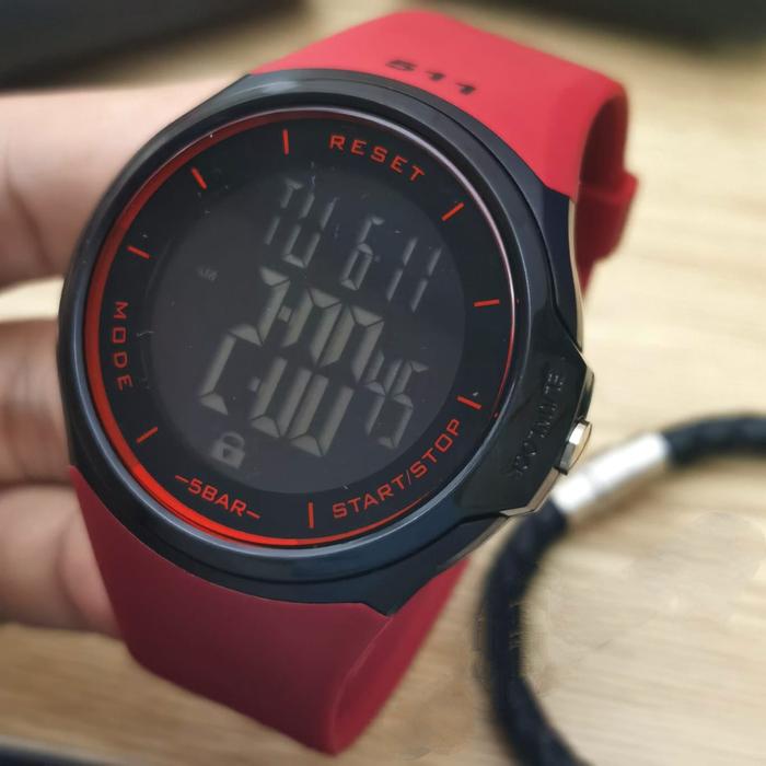Jam Tangan pria wanita digital 511 touchscreen sporty free box