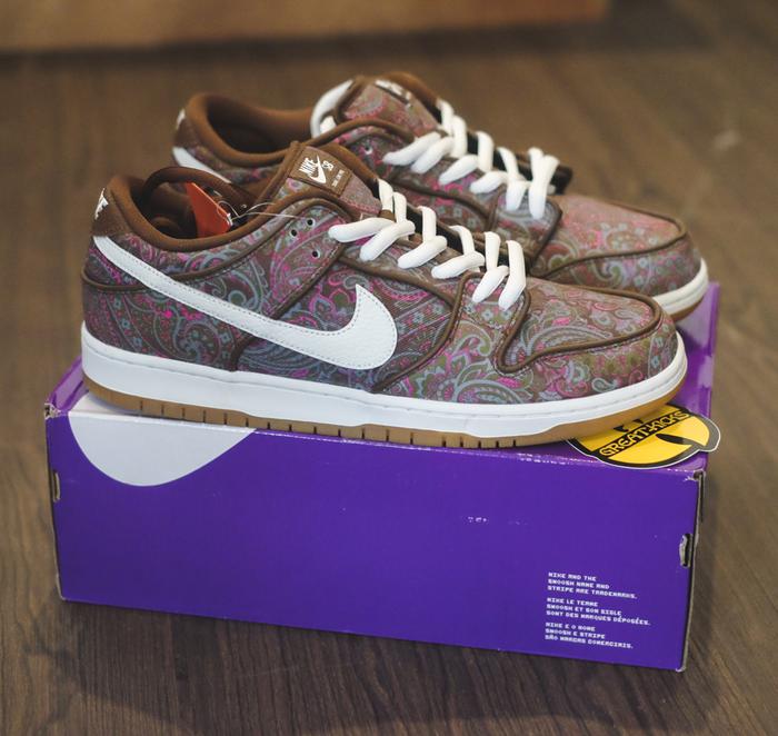 Original 100% Nike SB Low Dunk Prm "Paisley"