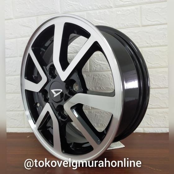 Tvmo Velg Mobil Ring 14 Xenia DELUXE MS 653 ORI OEM Black polish