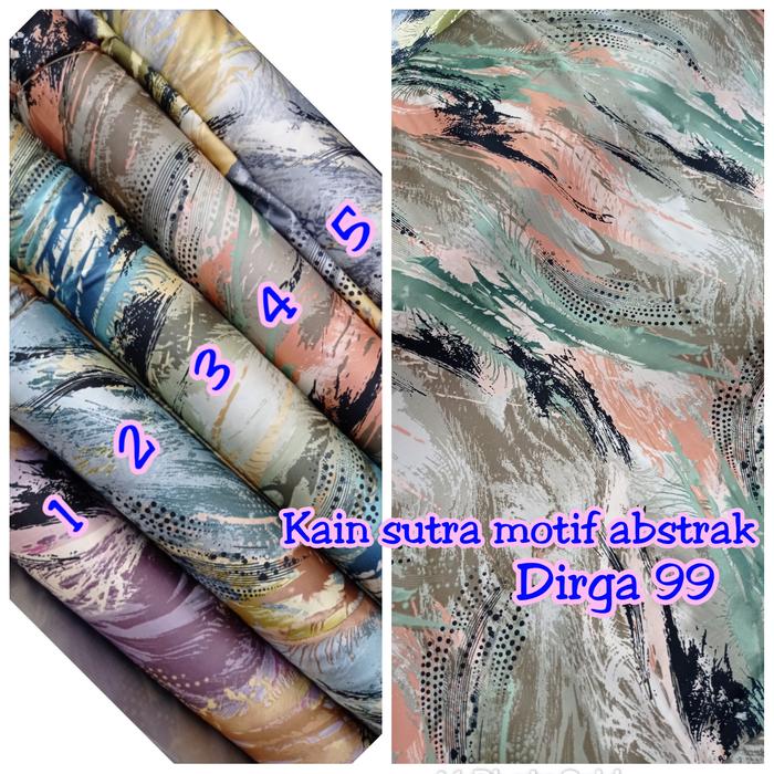 New.. kain sutera/Bahan sutra motif abstrak_kain sutra motif abstrak