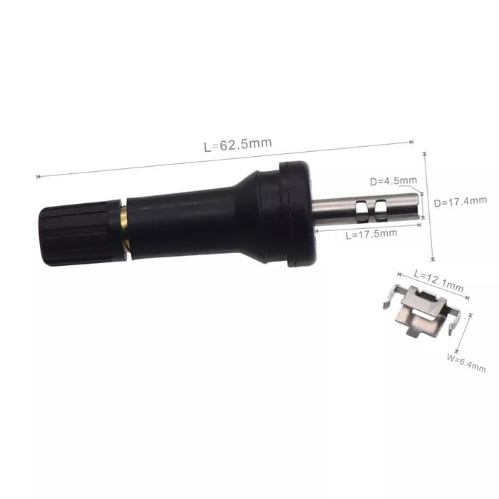 1 buah Pentil karet Ban sensor Angin TPMS Mobil Nissan Navara Terra Patrol Terra  Renault Chrysler M