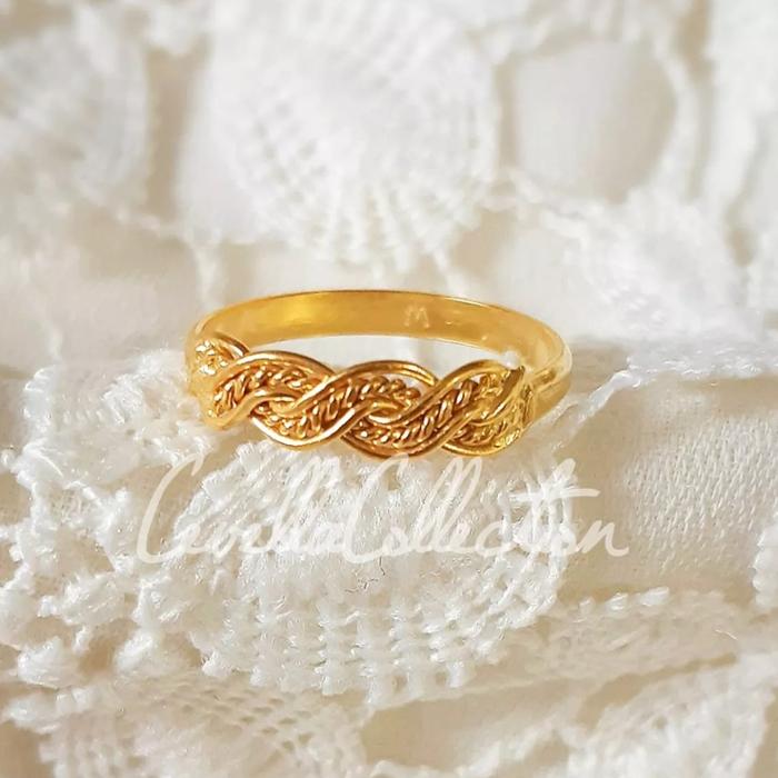 cincin tambang emas muda 1 gr