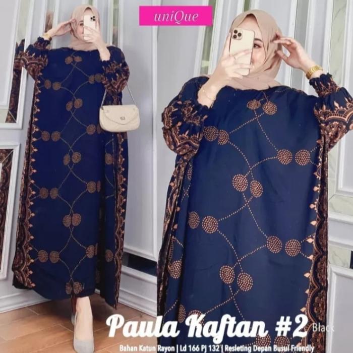 BILION KAFTAN MAXY DRES SUPER JUMBO LD 150 DASTER BATIK BUSUI ZIPPER
