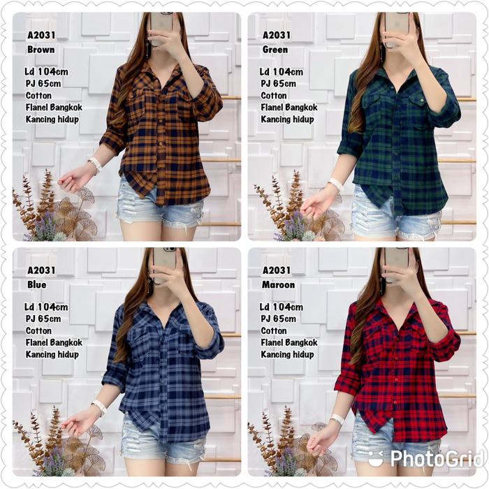 A2031 Kemeja Flanel Bangkok 84.000