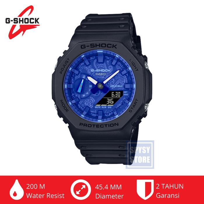 Casio G-Shock Ga-2100bp-1adr G-Shock Ga2100bp Motif Paisley Original