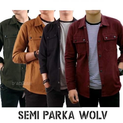 JAKET SEMI PARKA SEMI PARKA BAHAN BABY CANVAS TR
