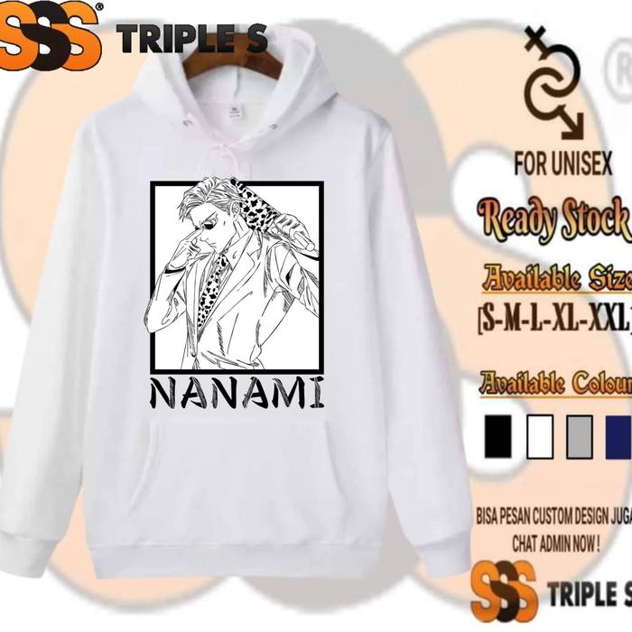 HOODIE JUMPER NANAMI KENTO JUJUTSU KAISEN HOODIE JAPANESE MANGA ANIME