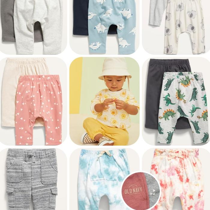PHI287 Celana Jogger Bayi Anak Laki Laki Perempuan Old Navy Baby Pants