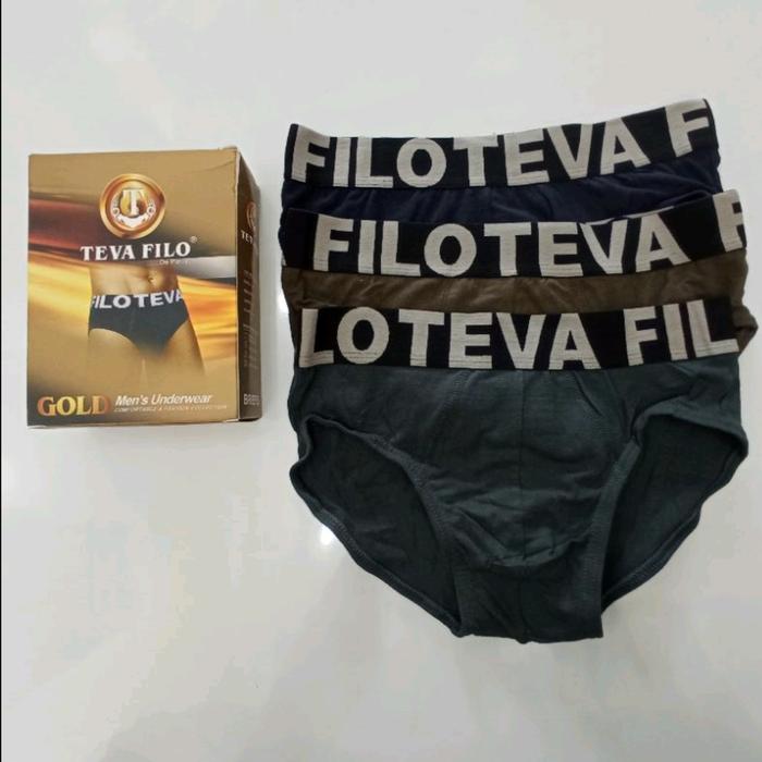 CELANA DALAM TEVA FILO 311 || CELANA DALAM PRIA (3 pcs)
