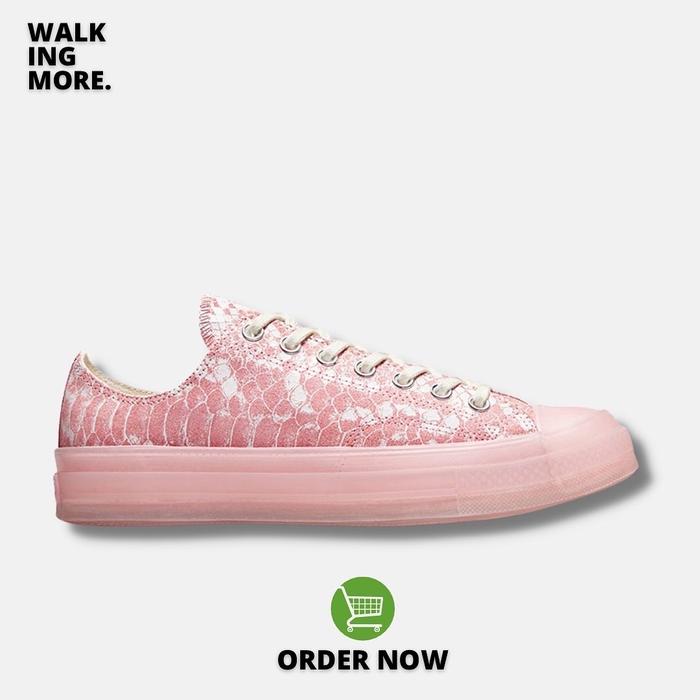 BEST DEAL CONVERSE CT OX 70S SNAKE SKIN PINK X GOLF WANG ORIGINAL