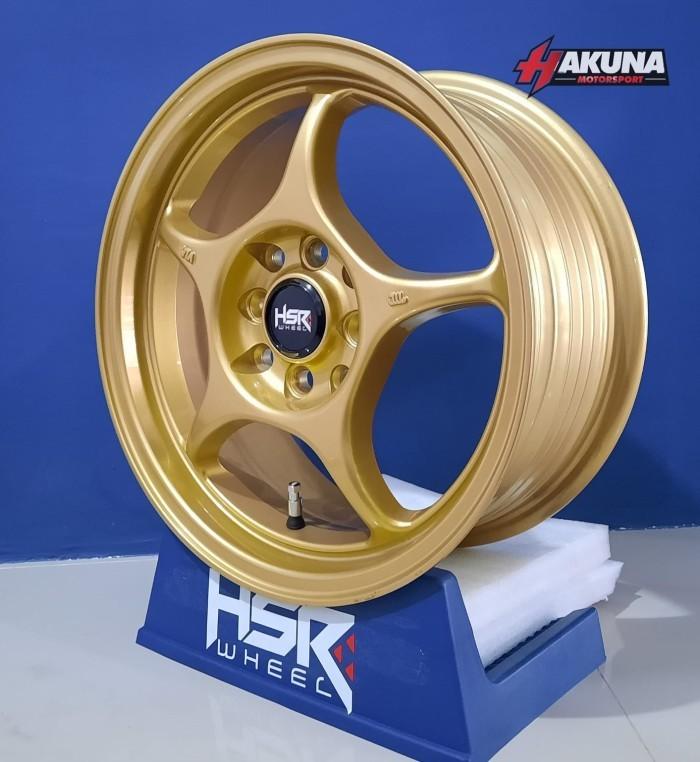 Velg Enkei Ring 16 HSR Warna Gold Buat Baleno Ignis Soluna Starlet Dll