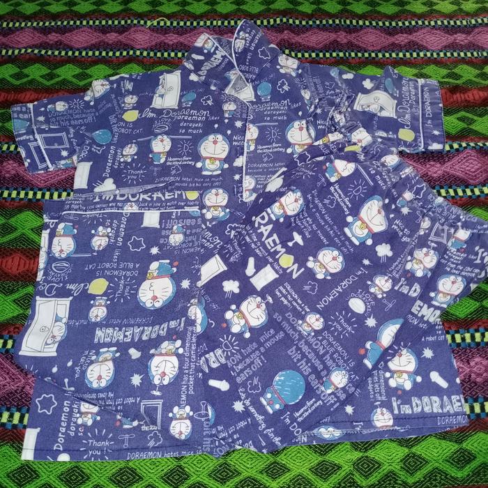 Piyama anak motif doraemon (PRELOVED)