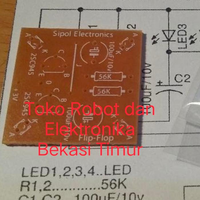 Kit lampu flip flop anak sekolah