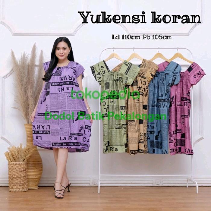 Daster yukensi koran/Daster yukensi/Daster murah