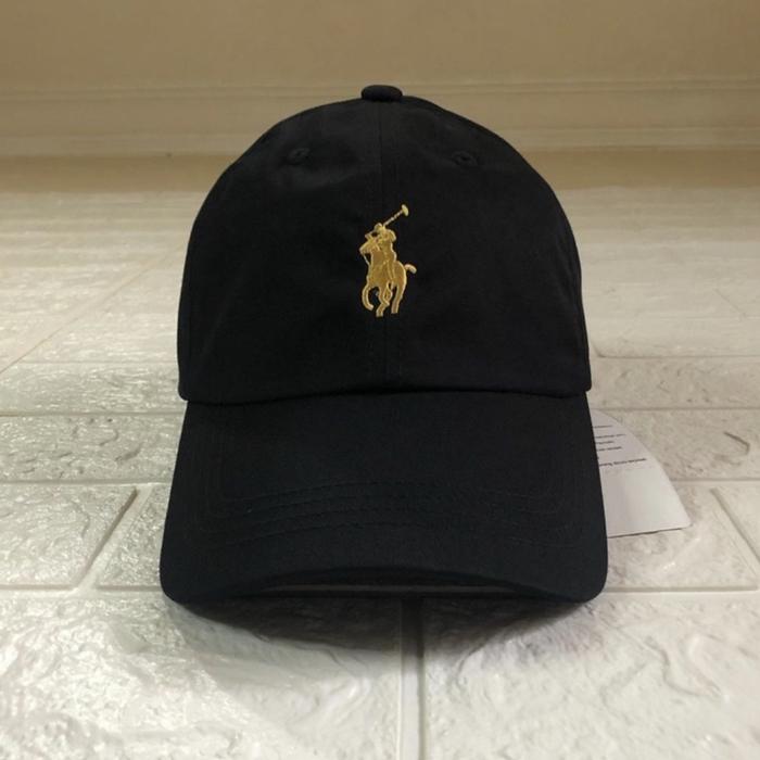 Cap / Topi Polo Black Little Pony Gold Original