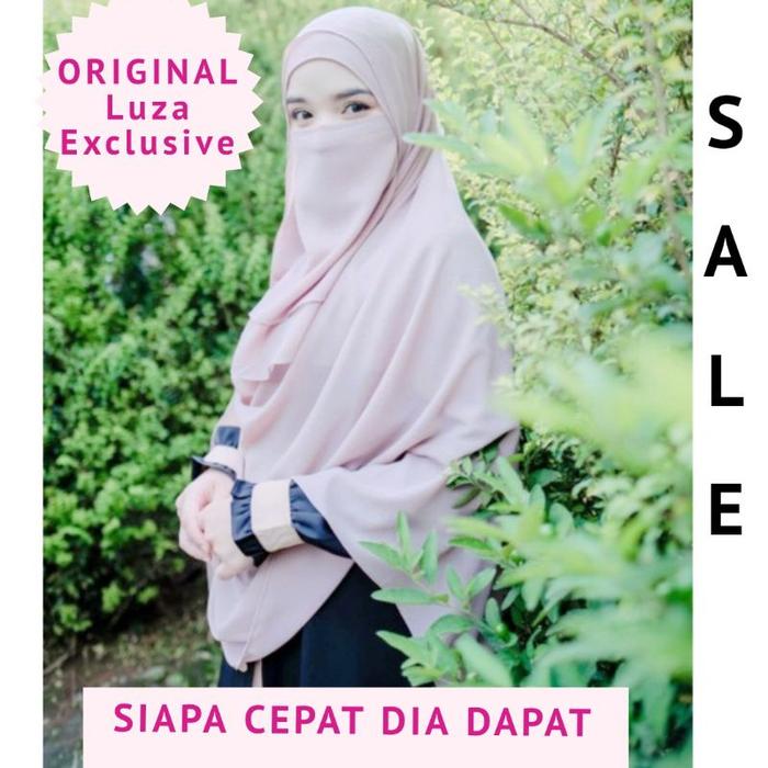 SALE ORI LUZA Pashmina Instan Syari Cadar Set PastanLike Azda Khumaira