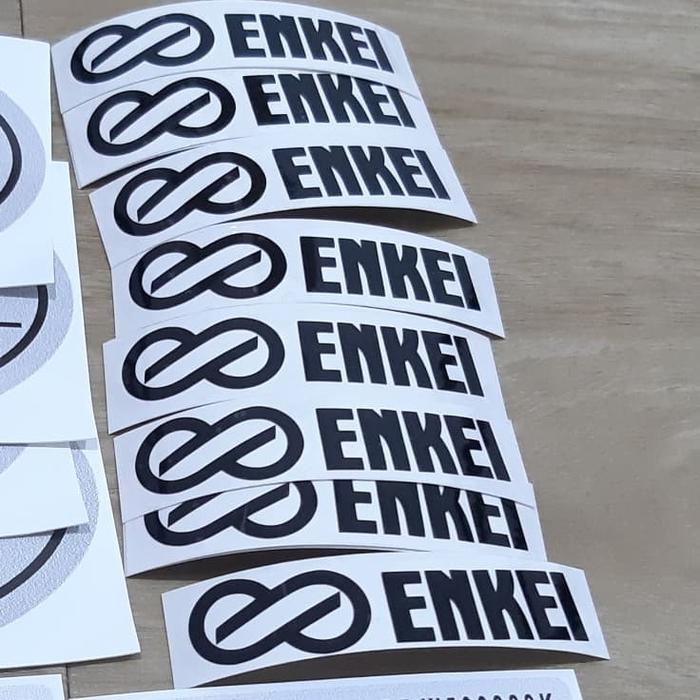 sticker set untuk velg mobil sticker velg mobil enkei sticker enkei
