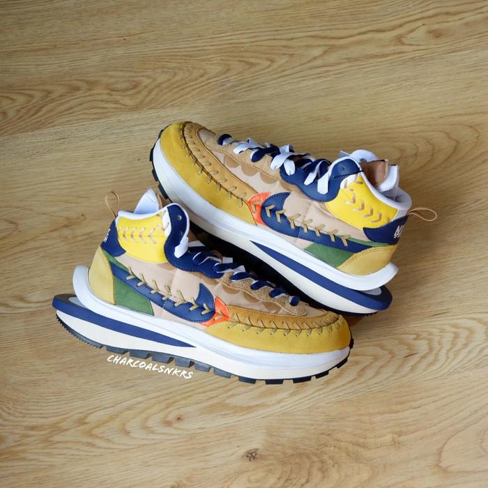 Sacai x Jean Paul Gaultier x Nike VaporWaffle "Sesame" DH9186-200