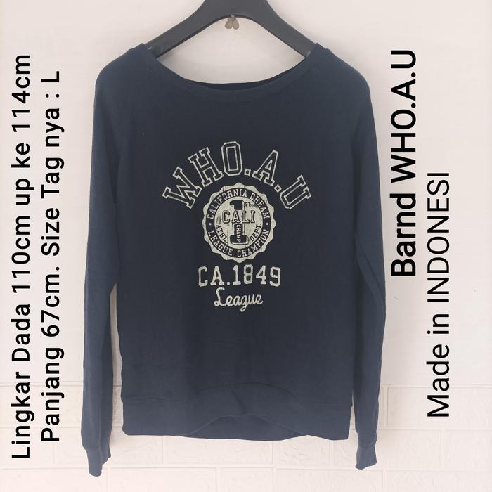 SWEATER/HOODIE/CREWNECK/CN PRIA/WANITA BRAND WHO.AU PRELOVED FROM BALL