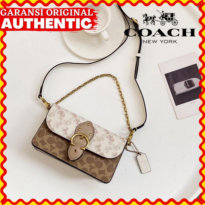 Tas Coach Beat Crossbody Clutch Signature Wanita Original Branded