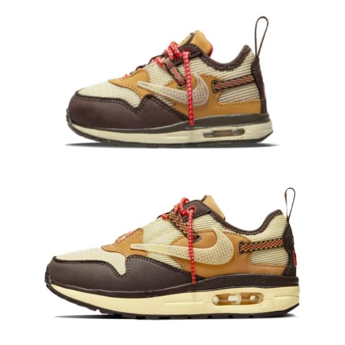 Nike Air Max 1 SP x Travis Scott Baroque Brown TD BP kids size