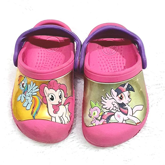 sandal crocs anak perempuan original size C4-5