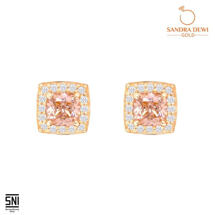 Anting Sandra Dewi Gold Morganite Collection EA210382