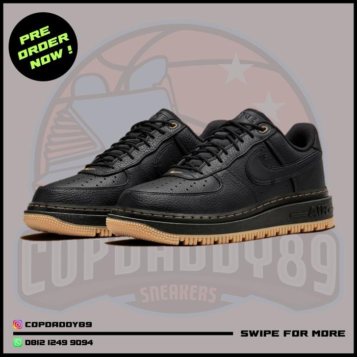 Air Force 1 Luxe Black Gum