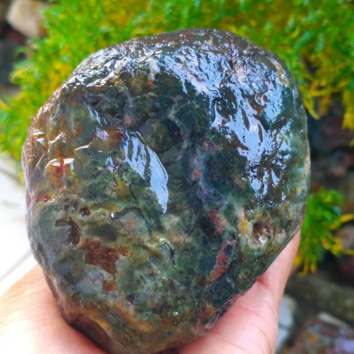 pancawarna ijo klawing bahan poles akik bukan garut opal bacan P235